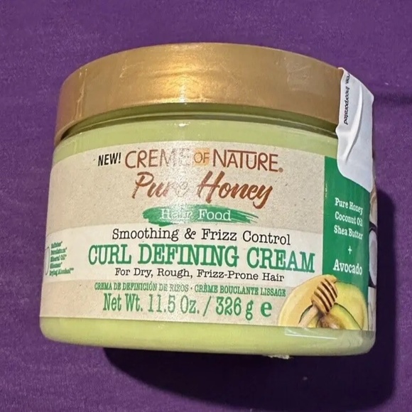 CREME OF NATURE PURE HONEY SMOOTHING & FRIZZ CONTROL CURL DEFINING CREAM 11.5 OZ - Picture 1 of 1